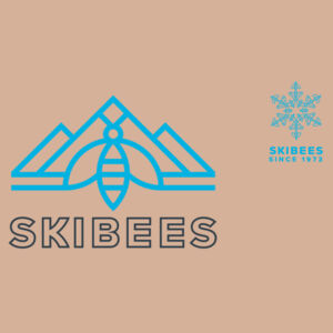 Ski Bees Blue Symbol Hoodie Design